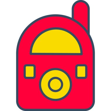 Web Kullanımı için Bebek İzleme Simgesi, Vektör İllüstrasyonu