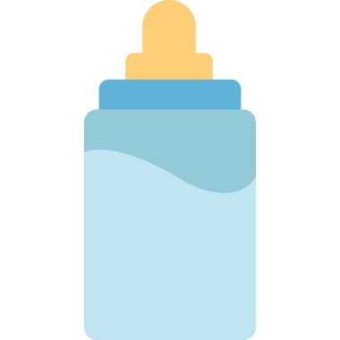 Web Kullanımı için Besleme Şişesi Simgesi, Vektör İllüstrasyonu