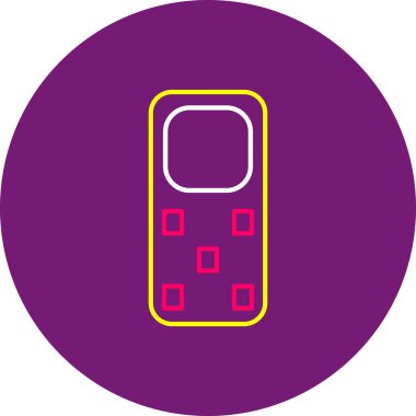 Web Kullanımı için Telefon Simgesi, Vektör İllüstrasyonu