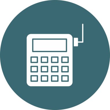 Web Kullanımı için Telefon Simgesi, Vektör İllüstrasyonu