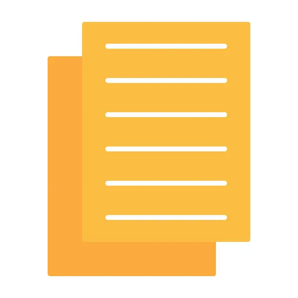 Web Kullanımı için Notlar Simgesi, Vektör İllüstrasyonu