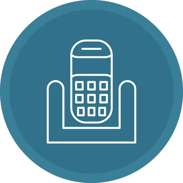 Web Kullanımı için Kablosuz Telefon Simgesi, Vektör Resimleri