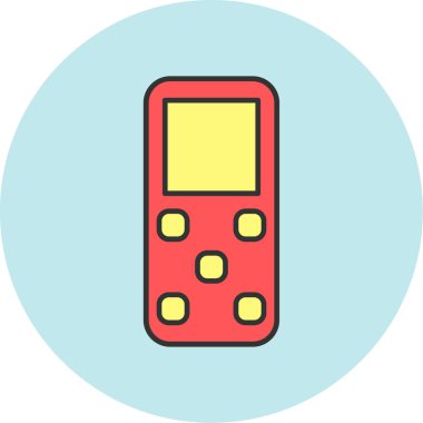 Web Kullanımı için Telefon Simgesi, Vektör İllüstrasyonu