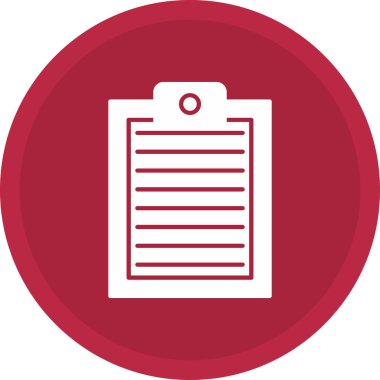 Web Kullanımı için Pano Simgesi, Vektör İllüstrasyonu