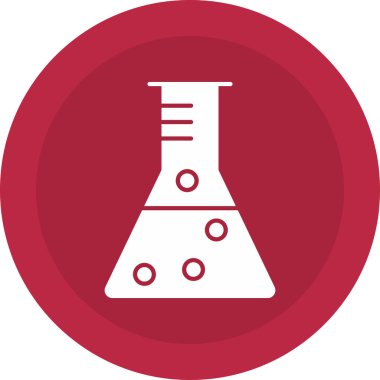 Beaker Simgesi, Web Kullanımı için Vektör İllüstrasyonu