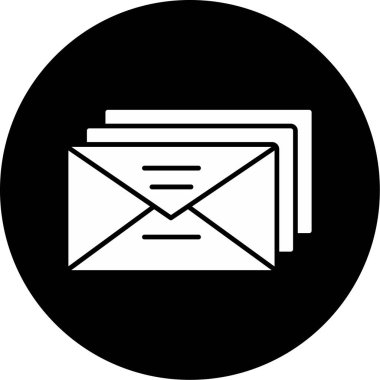 Web Kullanımı için E- posta Simgesi, Vektör İllüstrasyonu