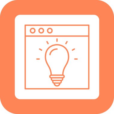 Web Kullanımı için Web Simgesi, Vektör İllüstrasyonu