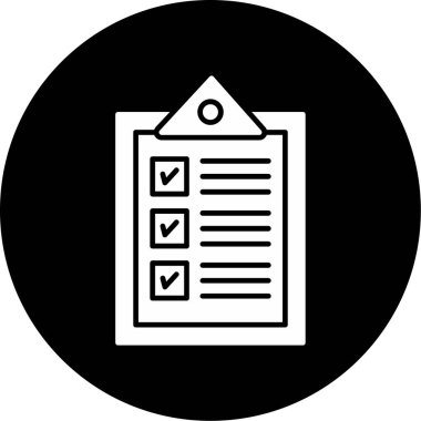 Web Kullanımı için Görev Simgesi, Vektör İllüstrasyonu