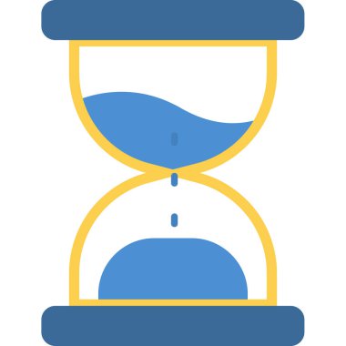 Web Kullanımı için Kum İzleme Simgesi, Vektör İllüstrasyonu