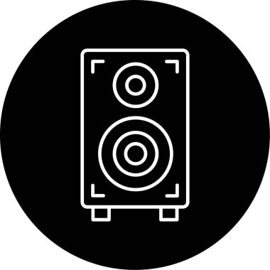 Web Kullanımı için Sözcü Simgesi, Vektör İllüstrasyonu