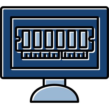 Ram Simgesi, Web Kullanımı için Vektör İllüstrasyonu