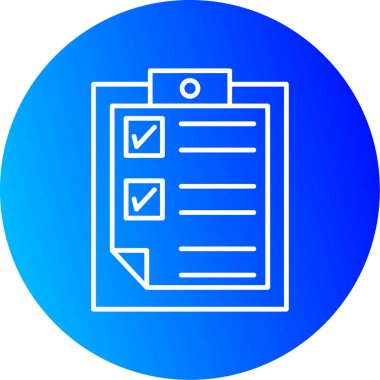 Web Kullanımı için Not Defteri Simgesi, Vektör İllüstrasyonu