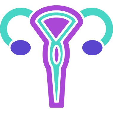 Web kullanımı için Rahim Simgesi, Vektör İllüstrasyonu