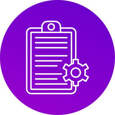 Web Kullanımı için Proje Simgesi, Vektör İllüstrasyonu