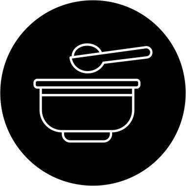 Bebek maması Simgesi, Web Kullanımı için Vektör İllüstrasyonu