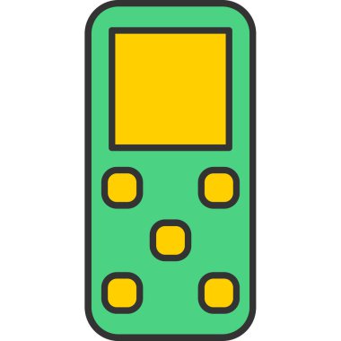 Web Kullanımı için Telefon Simgesi, Vektör İllüstrasyonu