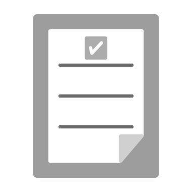 Web Kullanımı için Görev Simgesi, Vektör İllüstrasyonu