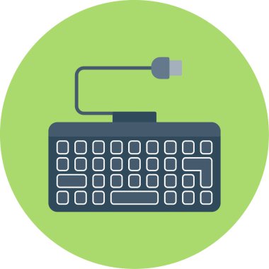 Web Kullanımı için Klavye Simgesi, Vektör İllüstrasyonu