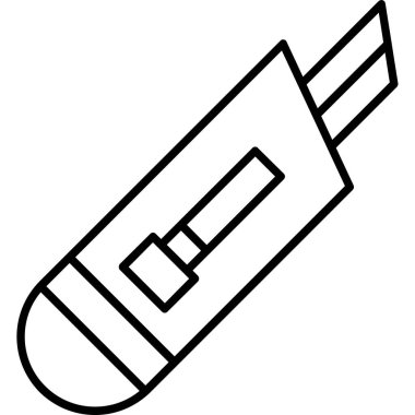 Cutter.svg Simgesi, Web Kullanımı için Vektör İllüstrasyonu