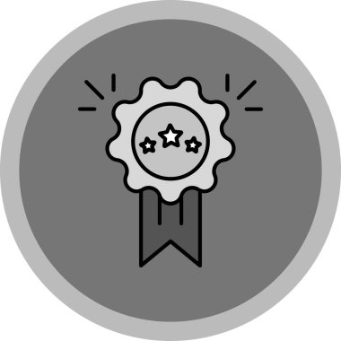 Web Kullanımı için Ödül Simgesi, Vektör İllüstrasyonu