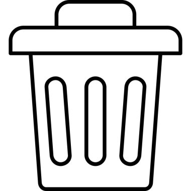 Web Kullanımı için Bin.svg Simgesi, Vektör İllüstrasyonu