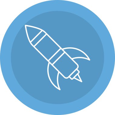 Web Kullanımı için Mezail Simgesi, Vektör İllüstrasyonu