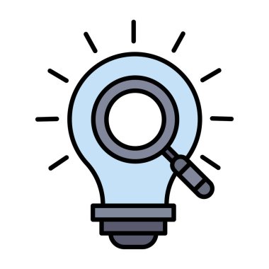 Web Kullanımı için hafif Simge, Vektör İllüstrasyonu