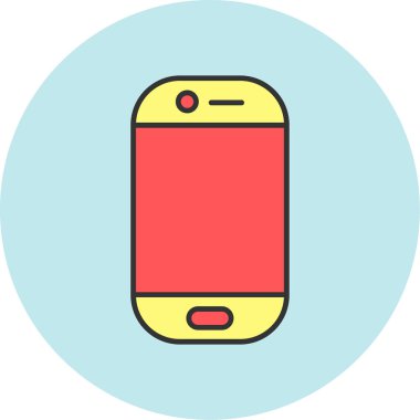 Samsung Galaksi Simgesi, Web Kullanımı için Vektör İllüstrasyonu