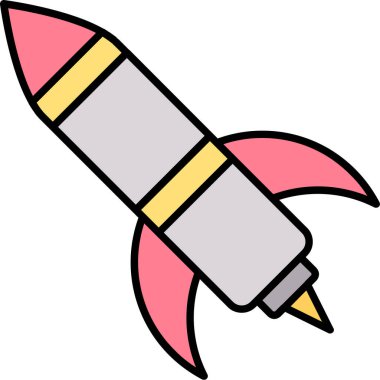 Web Kullanımı için Mezail Simgesi, Vektör İllüstrasyonu