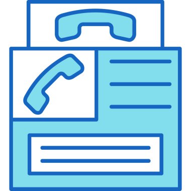 Web Kullanımı için Telefon kulübesi Simgesi, Vektör İllüstrasyonu