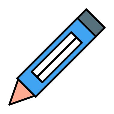 Web Kullanımı için Kalem Simgesi, Vektör İllüstrasyonu