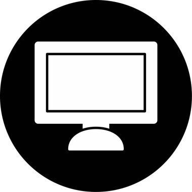 Web Kullanımı için Bilgisayar Simgesi, Vektör İllüstrasyonu