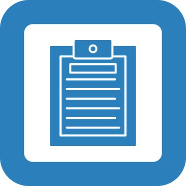 Web Kullanımı için Not Simgesi, Vektör İllüstrasyonu