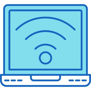 Web Kullanımı için Wifi Simgesi, Vektör İllüstrasyonu