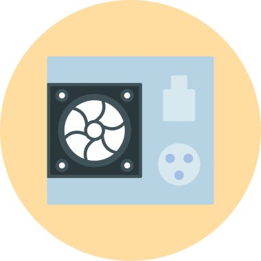 Psu Simgesi, Web Kullanımı için Vektör İllüstrasyonu