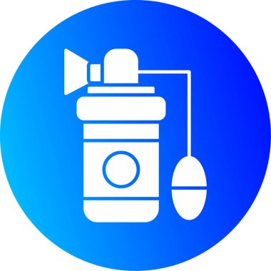 Web Kullanımı için Göğüs Pompası Simgesi, Vektör İllüstrasyonu