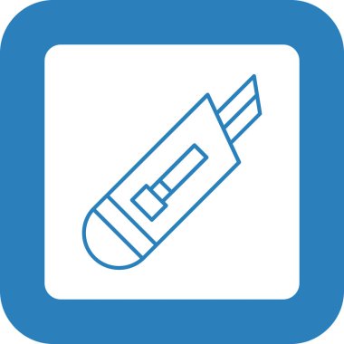 Web Kullanımı İçin Kesici Simgesi, Vektör İllüstrasyonu