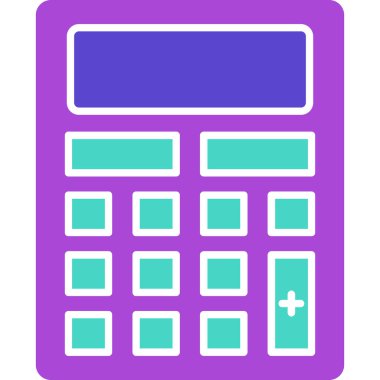 Web Kullanımı için Hesap Makinesi Simgesi, Vektör Resimleri