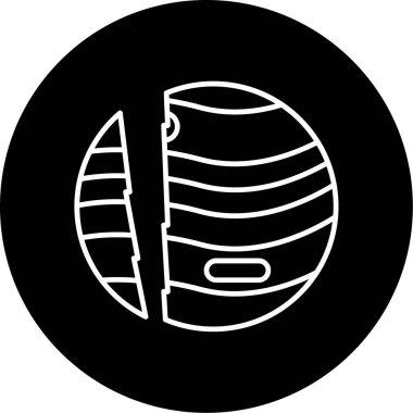 Web Kullanımı İçin Yok Edilmiş Simge, Vektör İllüstrasyonu