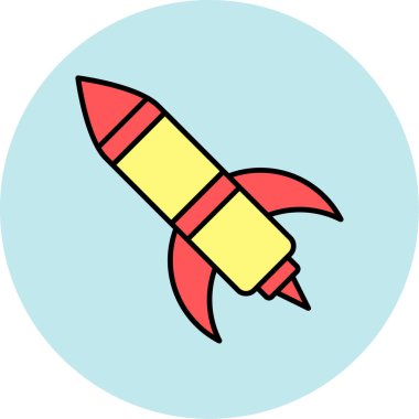 Web Kullanımı için Mezail Simgesi, Vektör İllüstrasyonu