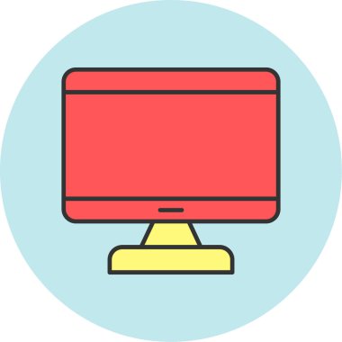 Web Kullanımı için Simge İzle, Vektör İllüstrasyonu