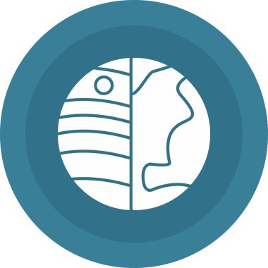 Web Kullanımı İçin Tutulma Simgesi, Vektör İllüstrasyonu