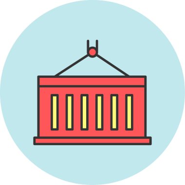 Web Kullanımı için Taşıyıcı Simgesi, Vektör İllüstrasyonu