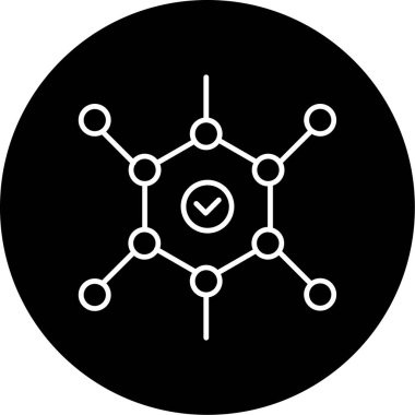 Web Kullanımı için Molekül Simgesi, Vektör Resimleri