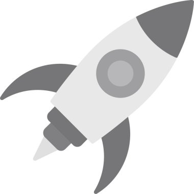 Uzay Roketi Simgesi, Web Kullanımı için Vektör Resimleri