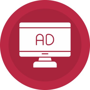 Web Kullanımı için Ad Simgesi, Vektör İllüstrasyonu