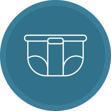 Web Kullanımı için Bez Simgesi, Vektör İllüstrasyonu