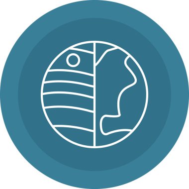 Web Kullanımı İçin Tutulma Simgesi, Vektör İllüstrasyonu