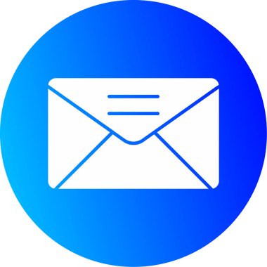 Web Kullanımı için E- posta Simgesi, Vektör İllüstrasyonu