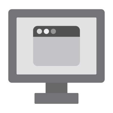 Web Kullanımı için Web Simgesi, Vektör İllüstrasyonu